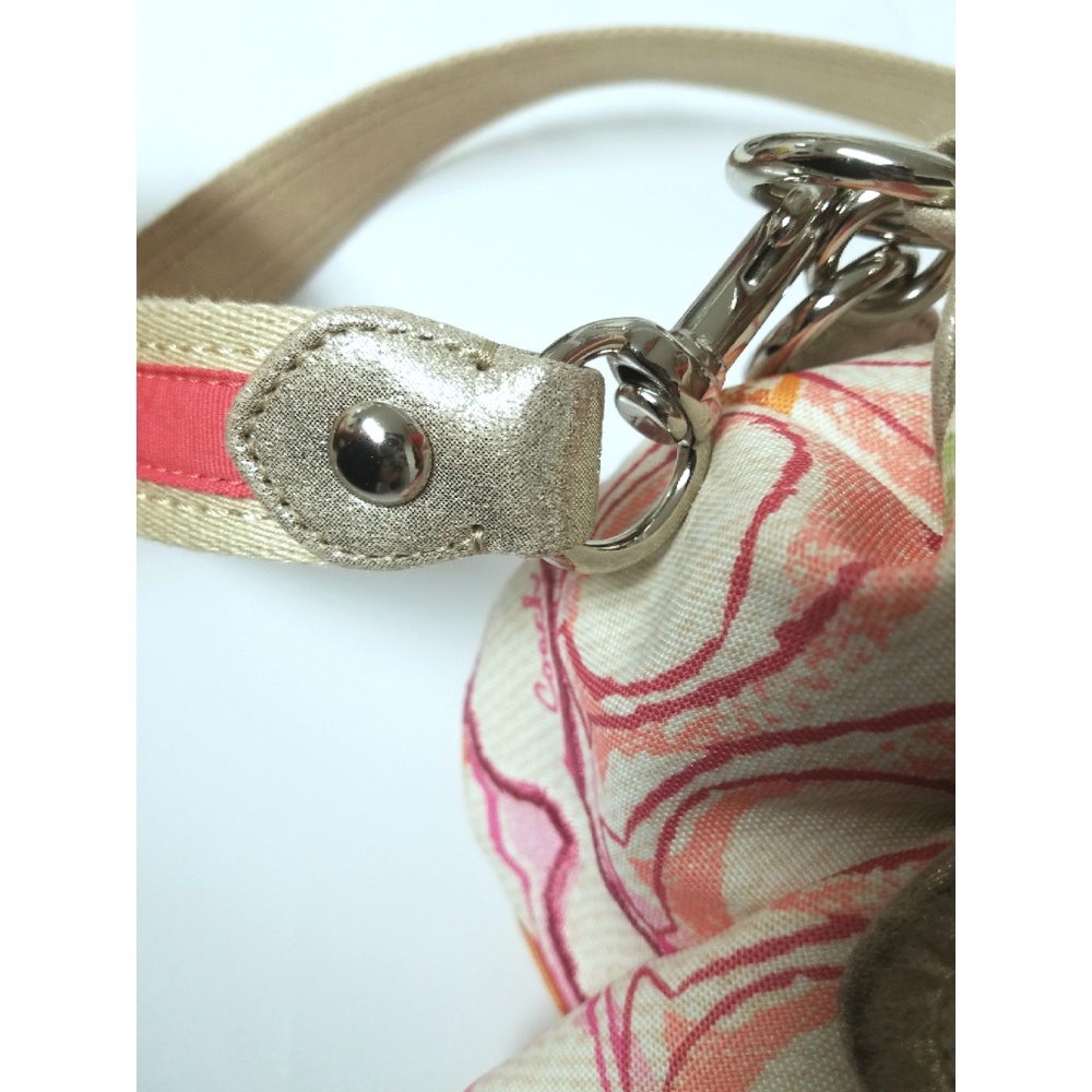 COACH Poppy Multi-Color Jacquard Satchel - Picture 5 of 8